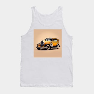 Art Deco Style Taxis Tank Top